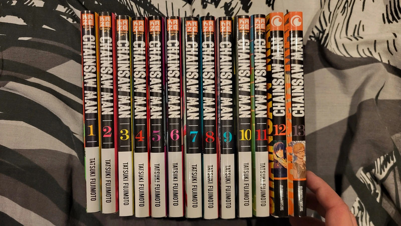Lot de 13 tomes chainsaw man