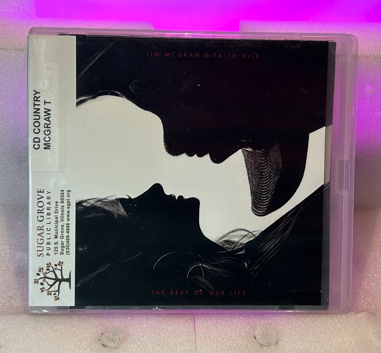 The Rest of Our Life by Faith Hill & Tim McGraw (CD, 2017, Sony) W/ Case, Tested