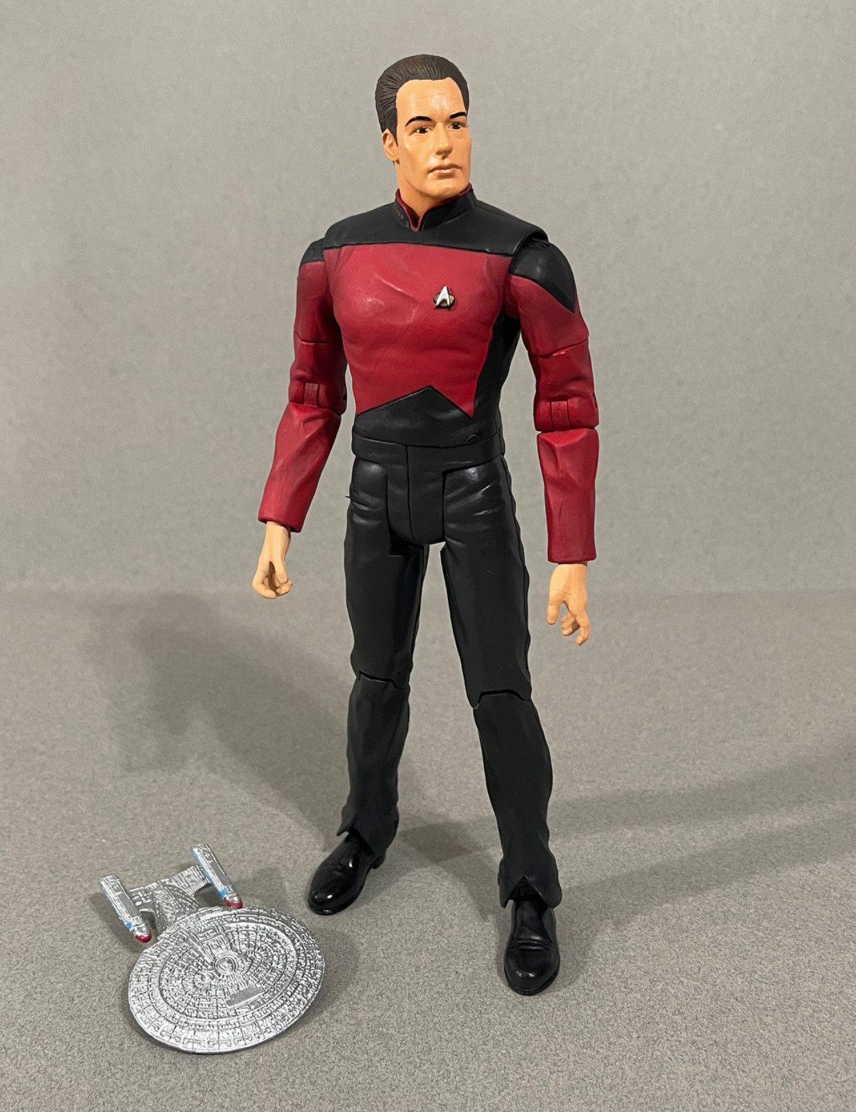 Star Trek TNG Diamond Select Q Stagione 7 Mini Enterprise 1701-D Next Generation