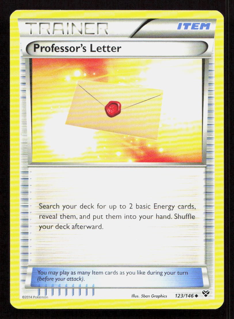 Lettera del Professore Non Comune XY Set Base 123/146 LP