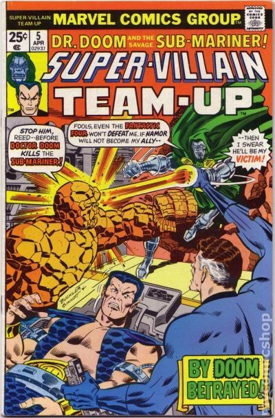Super-Villain Team-Up #5 VG 1976 Immagine Stock