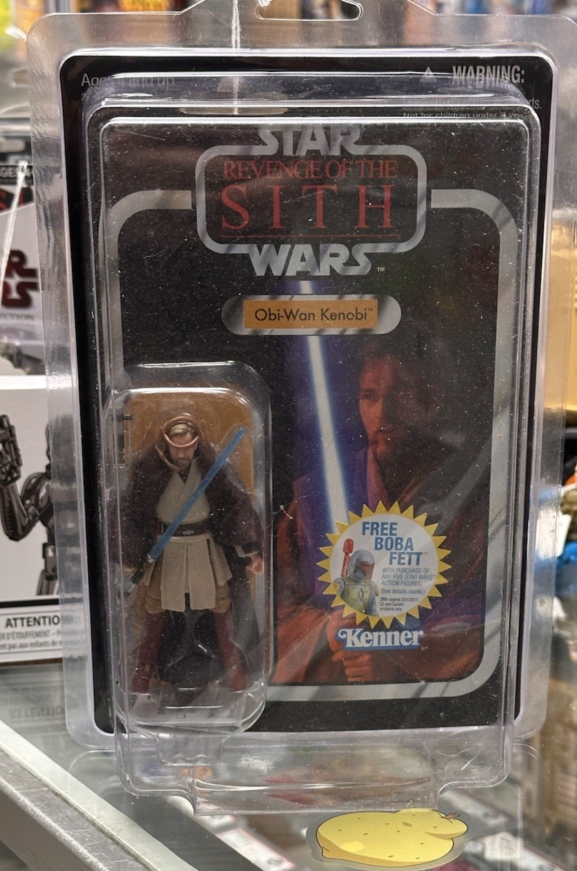 Star Wars Vintage Collection VC16 ROTS Obi-Wan Kenobi Jedi con custodia come nuovo!
