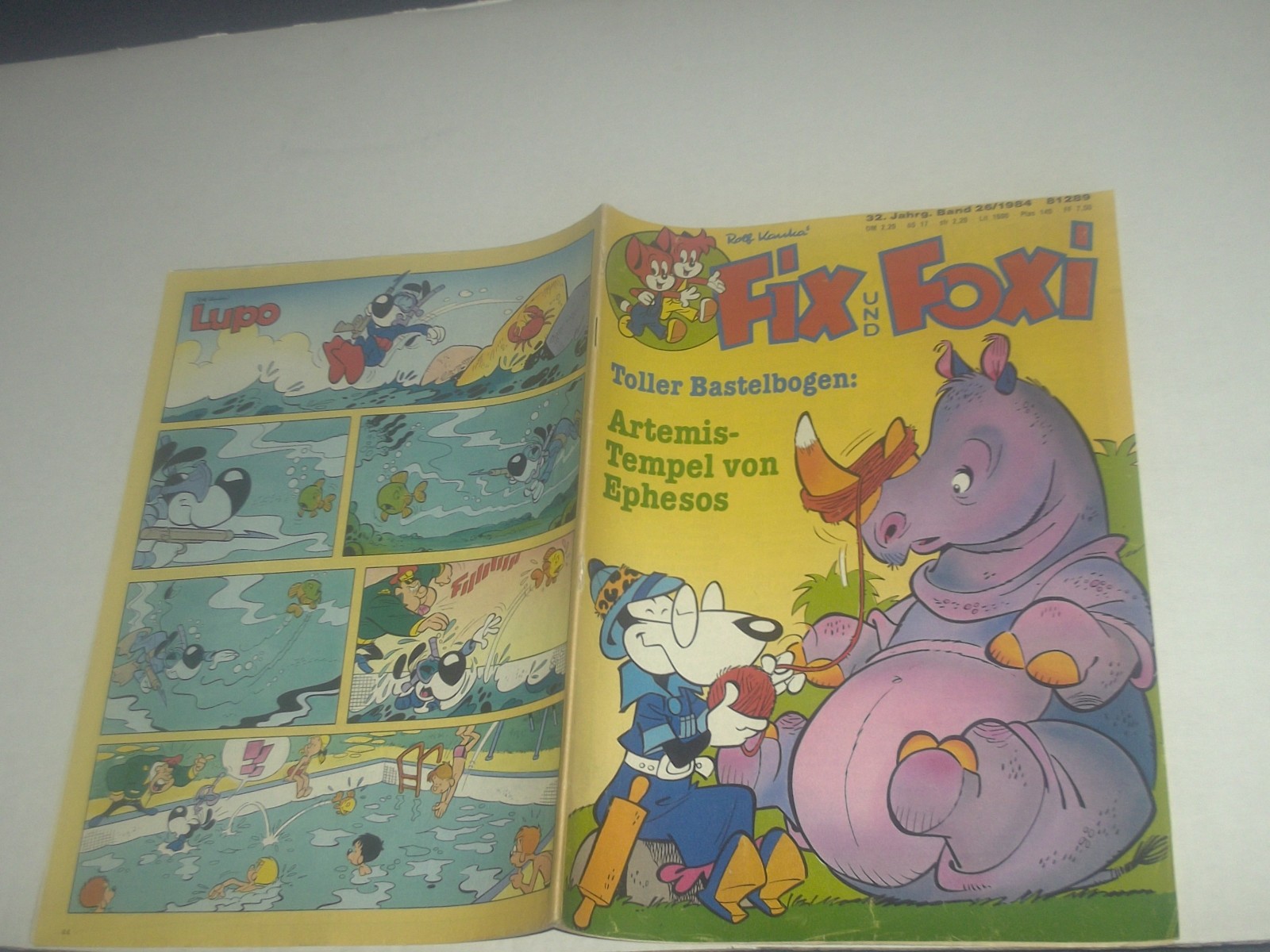FIX E FOXI FUMETTO QUADERNO 32° ANNO VOLUME N.26/1984