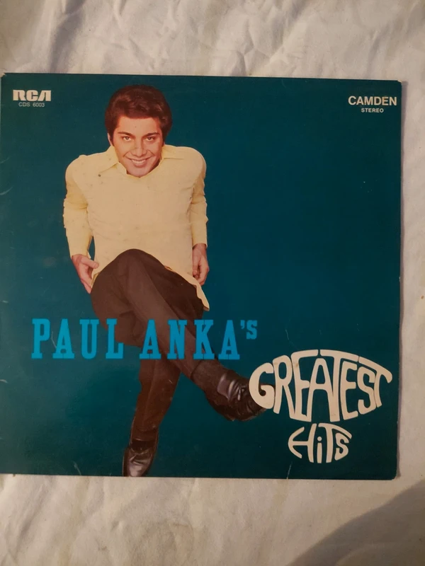 Paul Anka – Paul Anka’s Greatest Hits – LP Vinyl – RCA Camden 1970