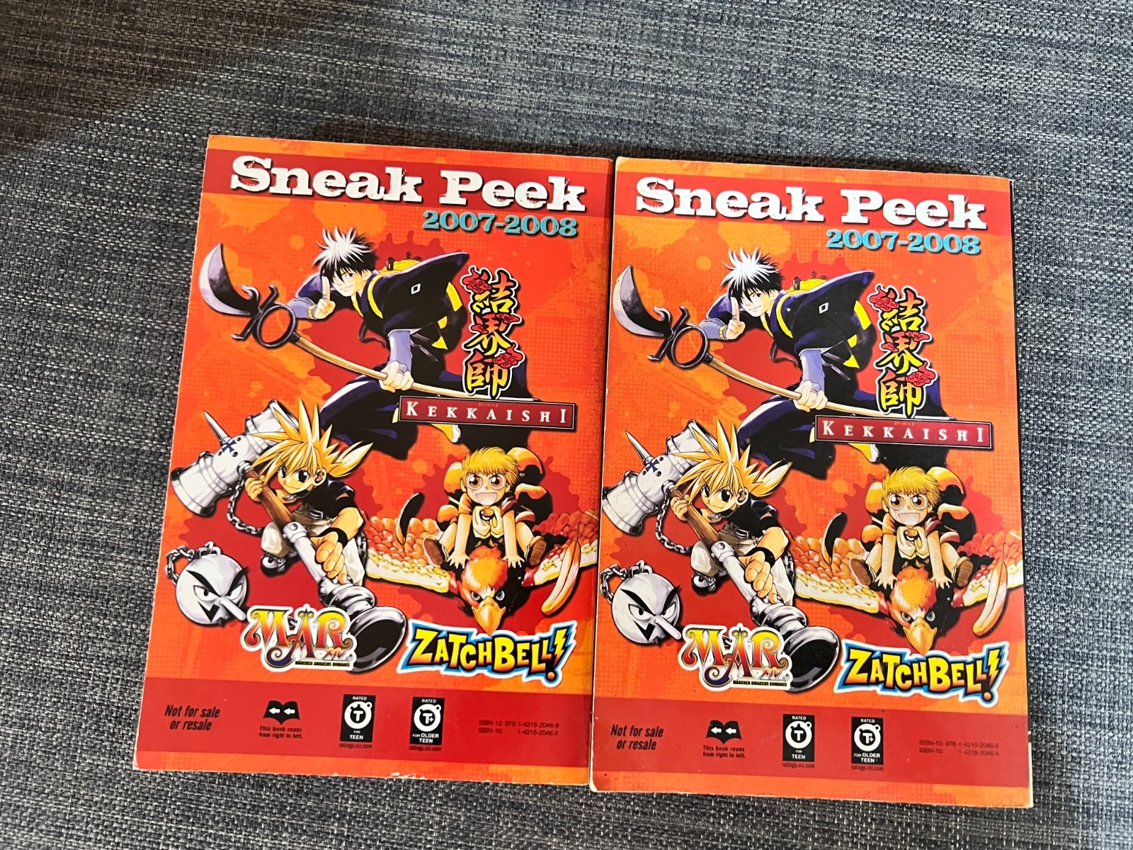 2X Manga Shonen Jump Sneak Peak 2007 - 2008 Books Bundle