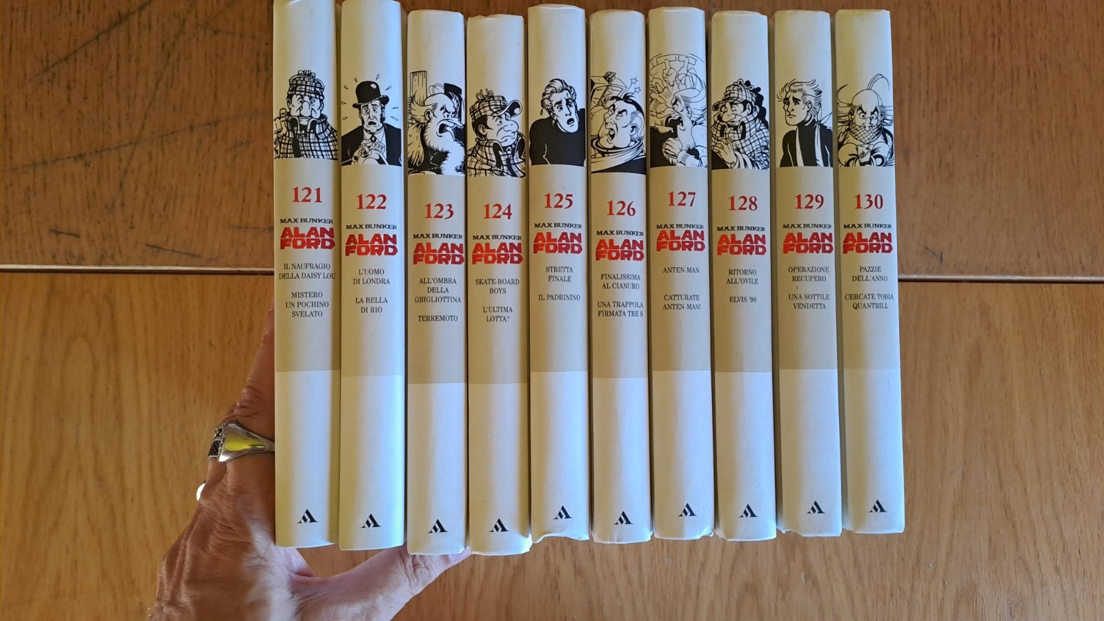 Max Bunker "Alan Ford Story", Lotto n. 121 a 130, Ed. Mondadori 2012