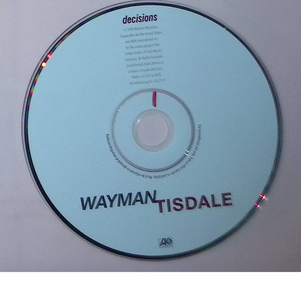 Wayman Tisdale Decisions Atlantic CD Tested and Works