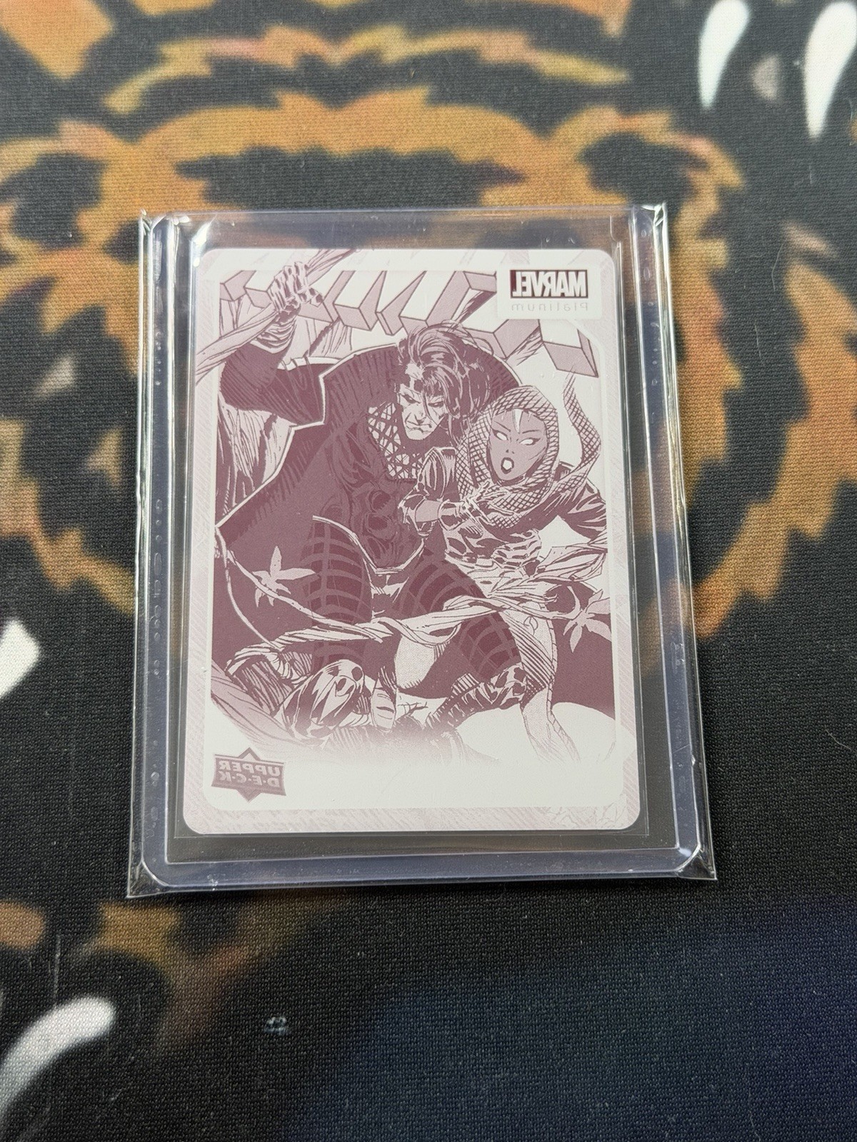 Piatto da stampa Gambit 2022 Marvel Platinum Magenta 1/1 ☄️👀😎