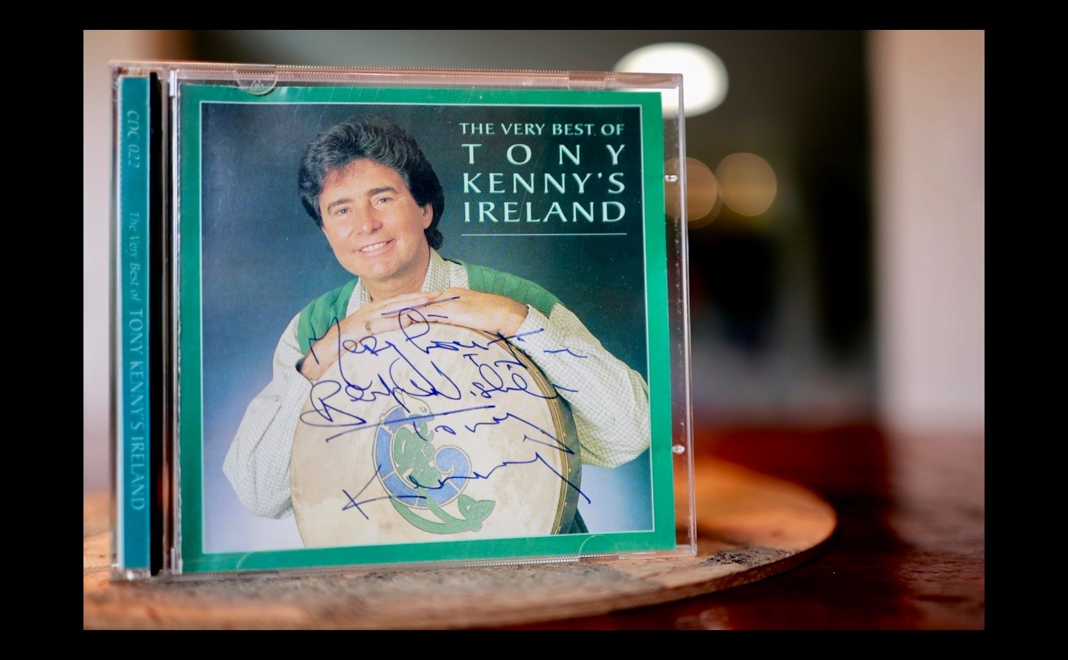 Tony Kenny Very Best Of Tony Kenny's Ireland CD SIGNED AUTOGRAPH Celtic CDC022