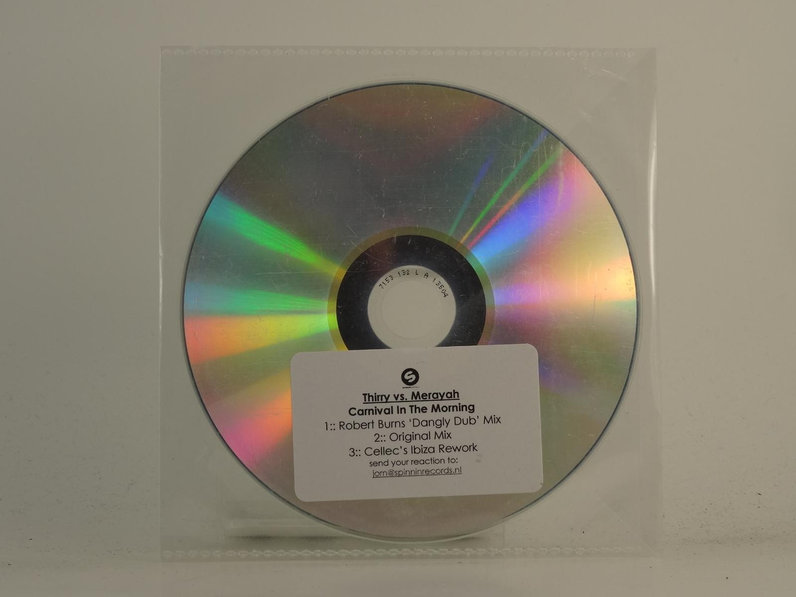 THIRRY VS. MERAYAH CARNIVAL IN THE MORNING (H1) 3 Track Promo CD Single plus Pla