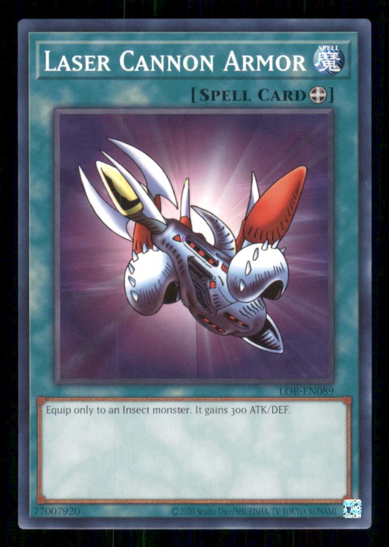 Laser Cannon Armor LOB-EN089 (Edizione 25° Anniversario) Yu-Gi-Oh Unlimited NM