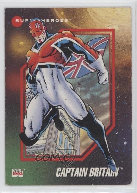 1992 Impel Marvel Universe Serie III Supereroi Capitan Gran Bretagna #17 0nl0