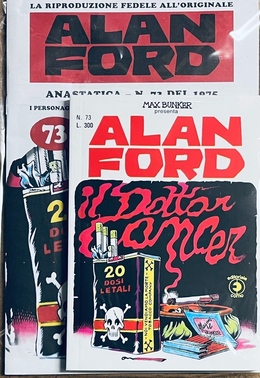 ALAN FORD ANASTATICA N°73 GAZZETTA DELLO SPORT BLISTERATO NUOVO