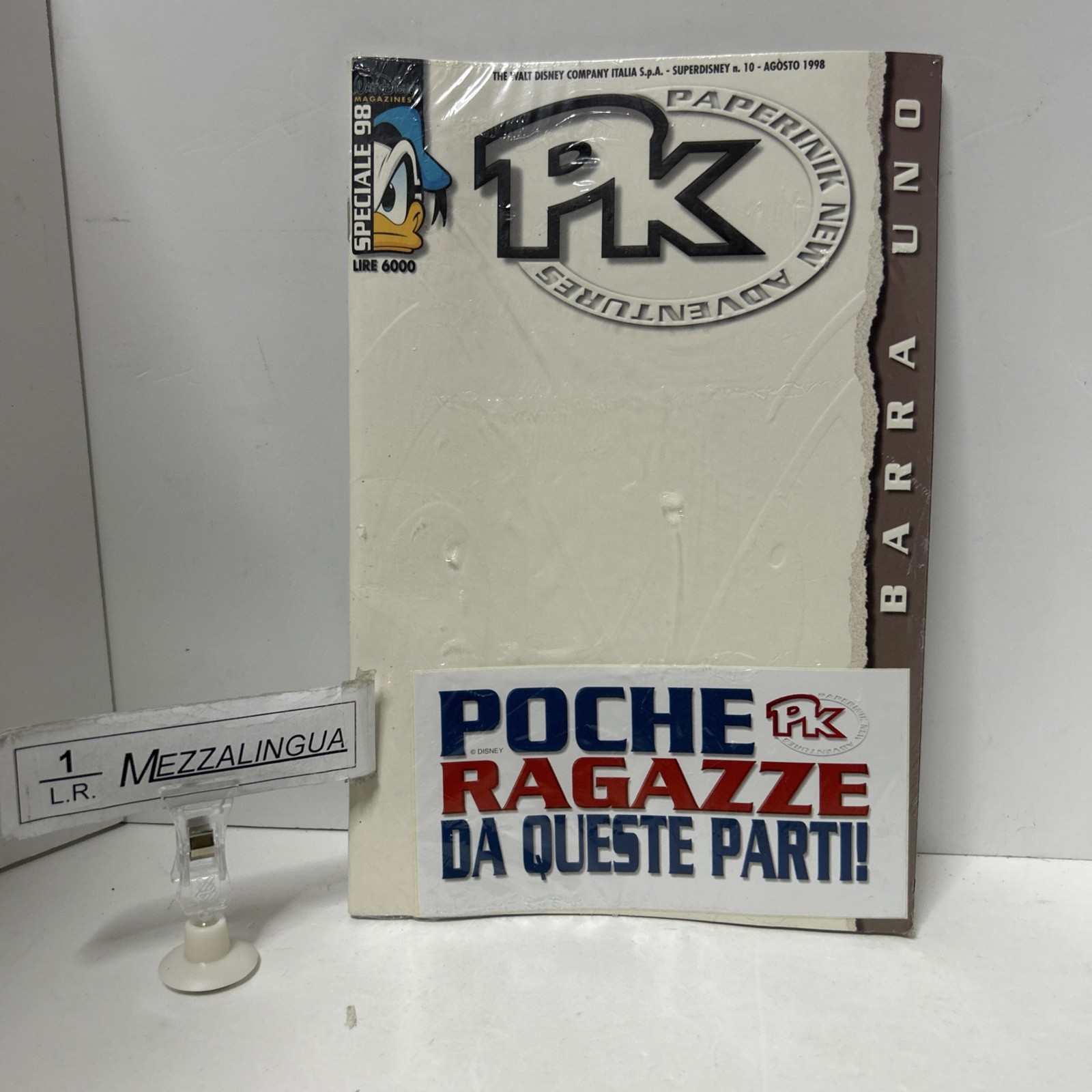 PK PAPERINIK NEW ADVENTURES SPECIALE 98 BLISTERATO CON ADESIVO POCHE RAGAZZE !!!