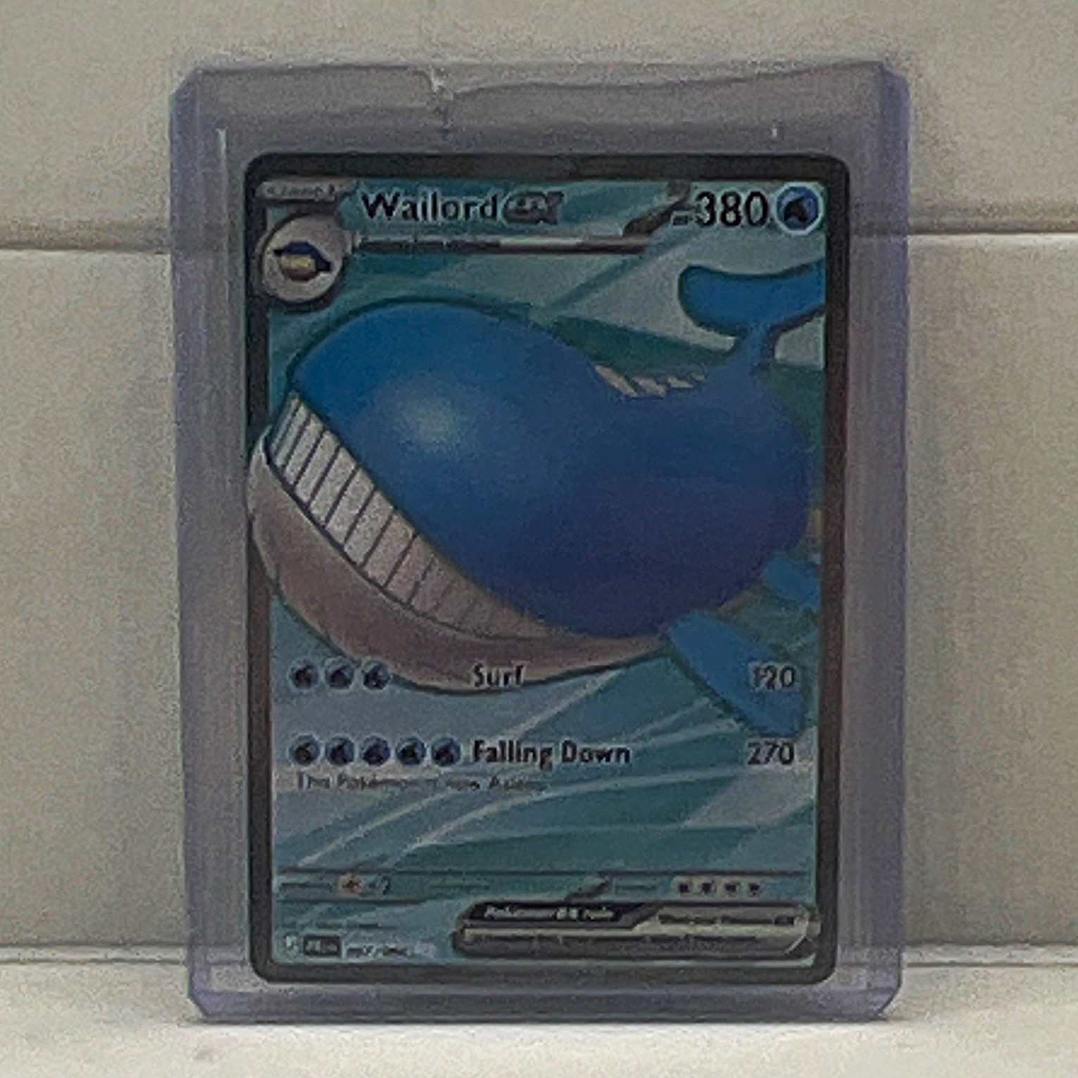 Wailord ex EN Carta Pokemon TCG 380HP EX Dimensione Standard