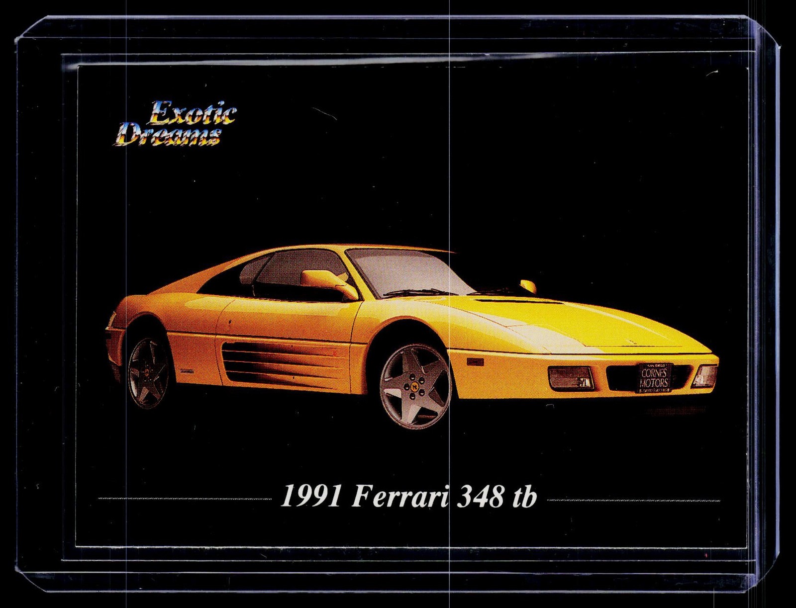 1992 All Sports Marketing Sogni Esotici #21 1991 Ferrari 348 tb