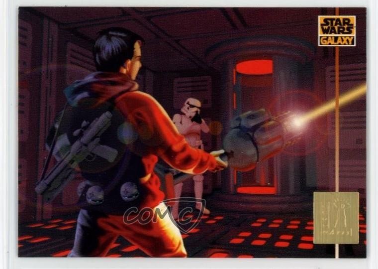 1995 Topps Star Wars Galaxy Series 3 LucasArts Foil LucasArts #L4 1vt6