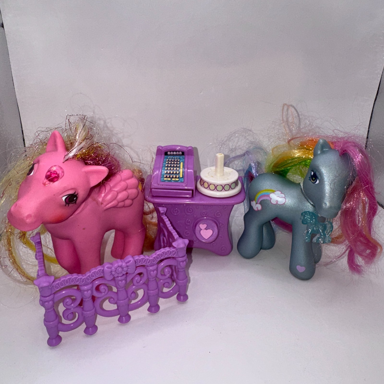 My Little Pony MLP G1 Princess Brush 'n Grow gemma scintillante capelli lunghi vintage