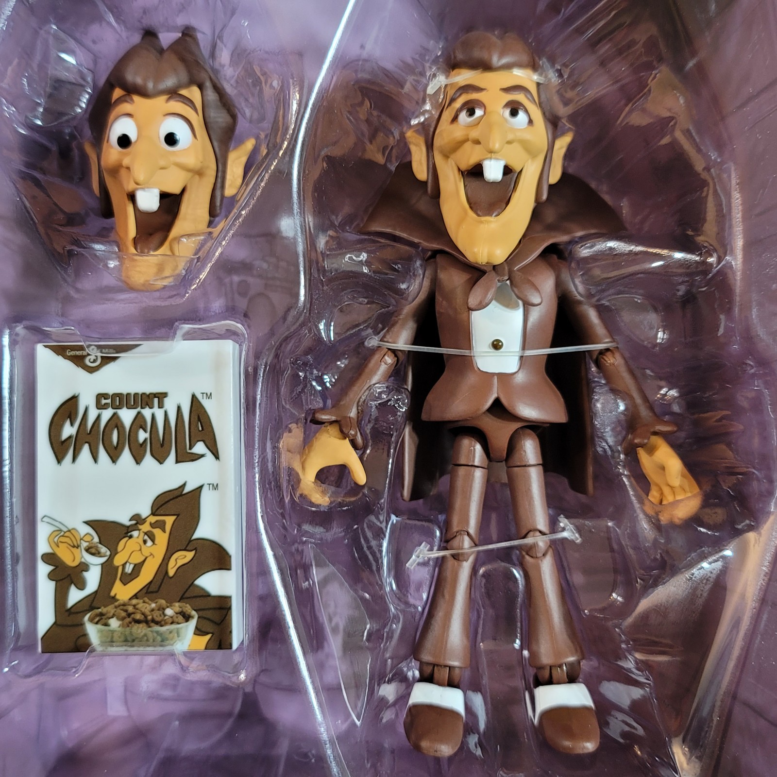 Figura Count Chocula 6", mostro cereali, Halloween, Dracula, vampiro, Halloween