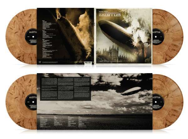 2x 12 " LP Vinile The Many Faces Of LED Zeppelin Limitata Brown Marmorizzato