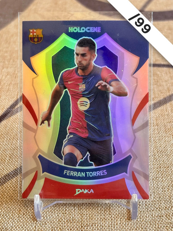 Ferran Torres 🇪🇸 Numerada /99 FC Barcelona Holocene DAKA Edición Limitada