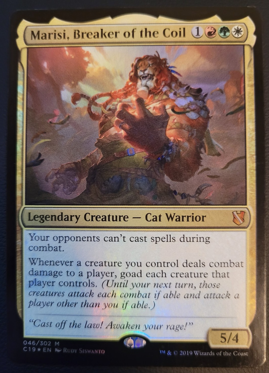 Marisi, Breaker of the Coil (046/302) MTG: Commander 2019 (C19) FOIL