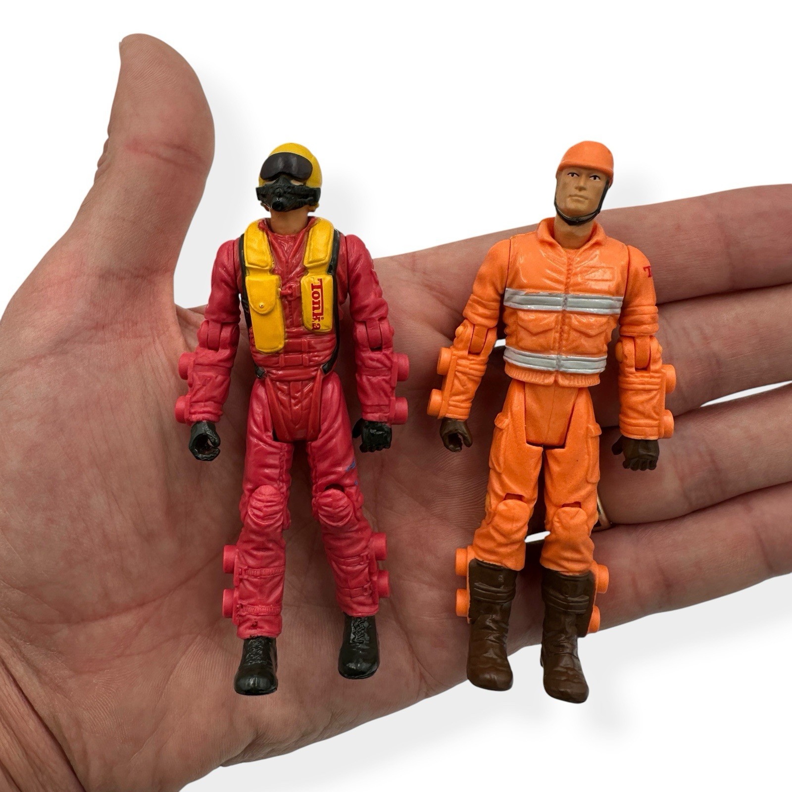Set action figure vintage Hasbro Tonka Toys ricerca e soccorso pilota aereo BTR raro