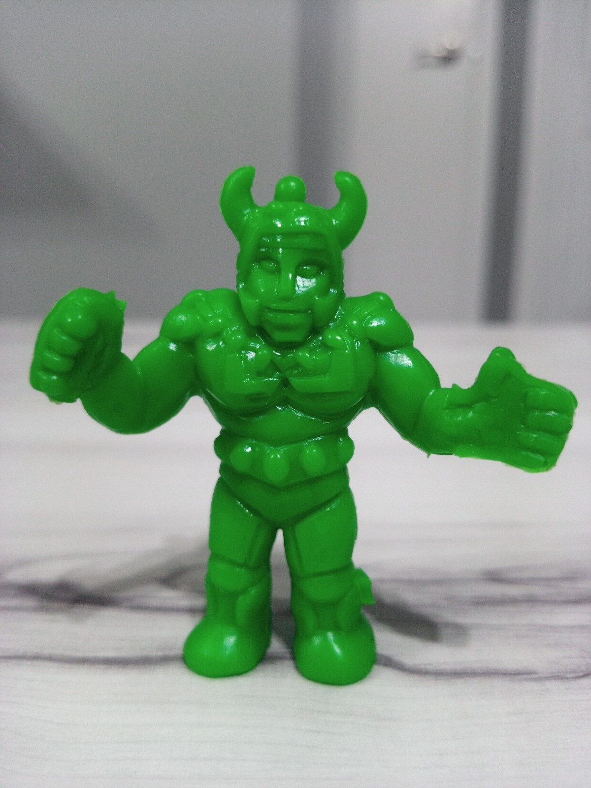 Musclemania Figure #E Green Select Toys Pre-Muscle Kinnikuman M.U.S.C.L.E. 1984