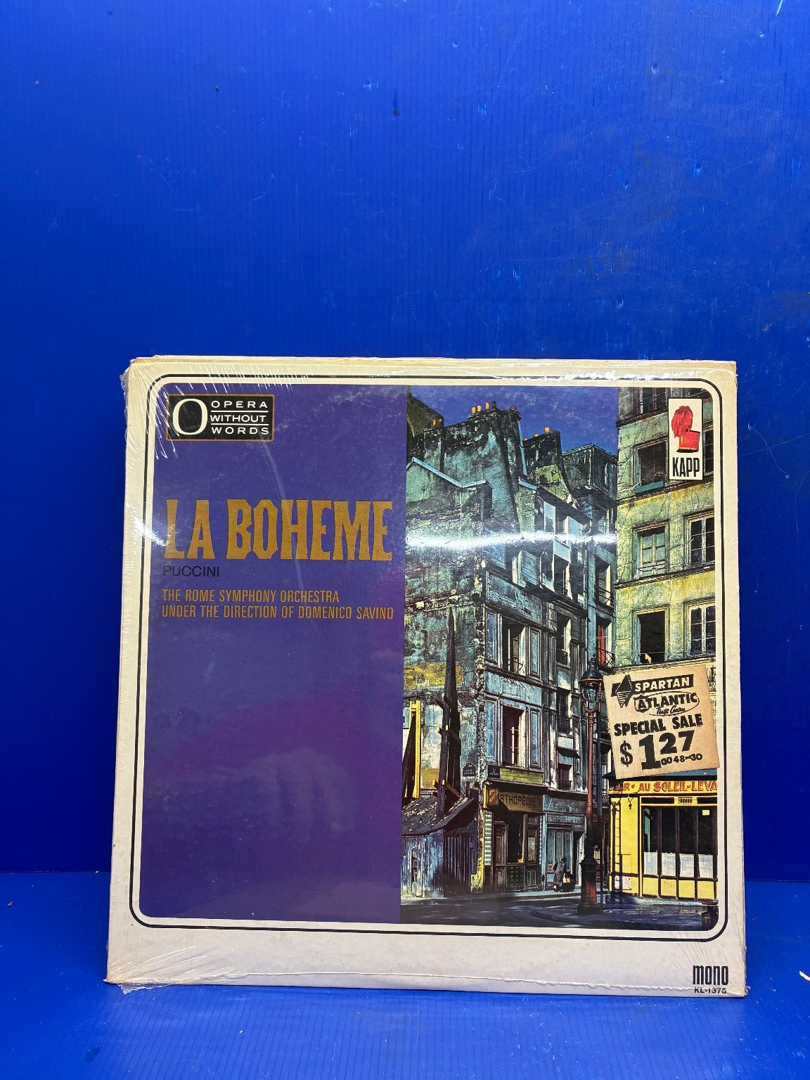 Puccini - La Boheme LP Record 1963 Mono Kapp Classical Opera 33⅓ RPM