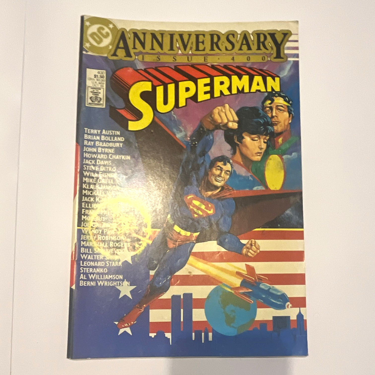 DC Comics Superman #400 Anniversary Issue (1988) Brian Bolland Cover