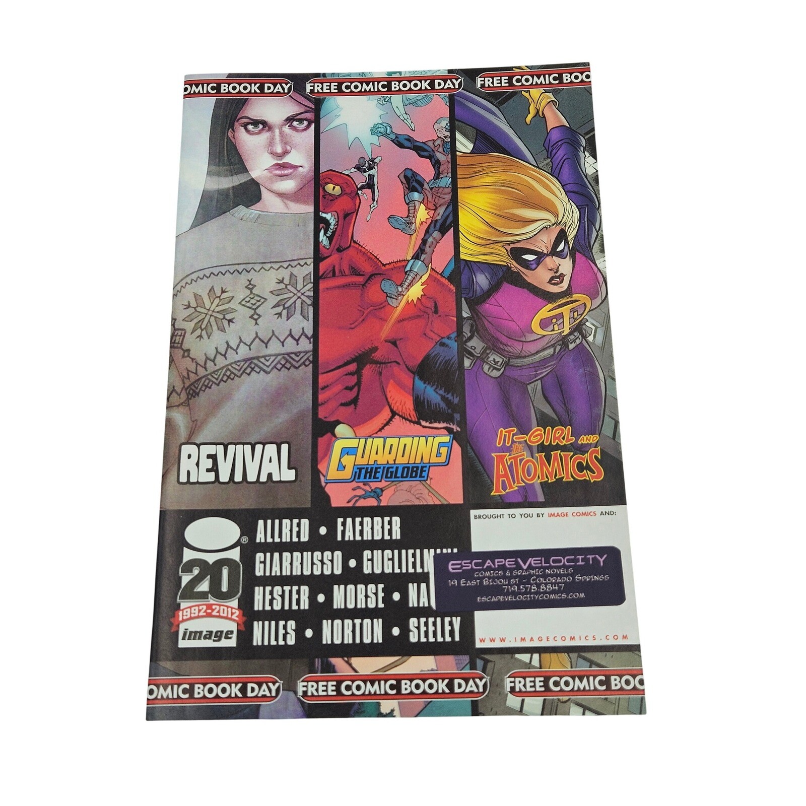 Image Comics Free Comic Book Day Sampler Revival Guarding It-Girl