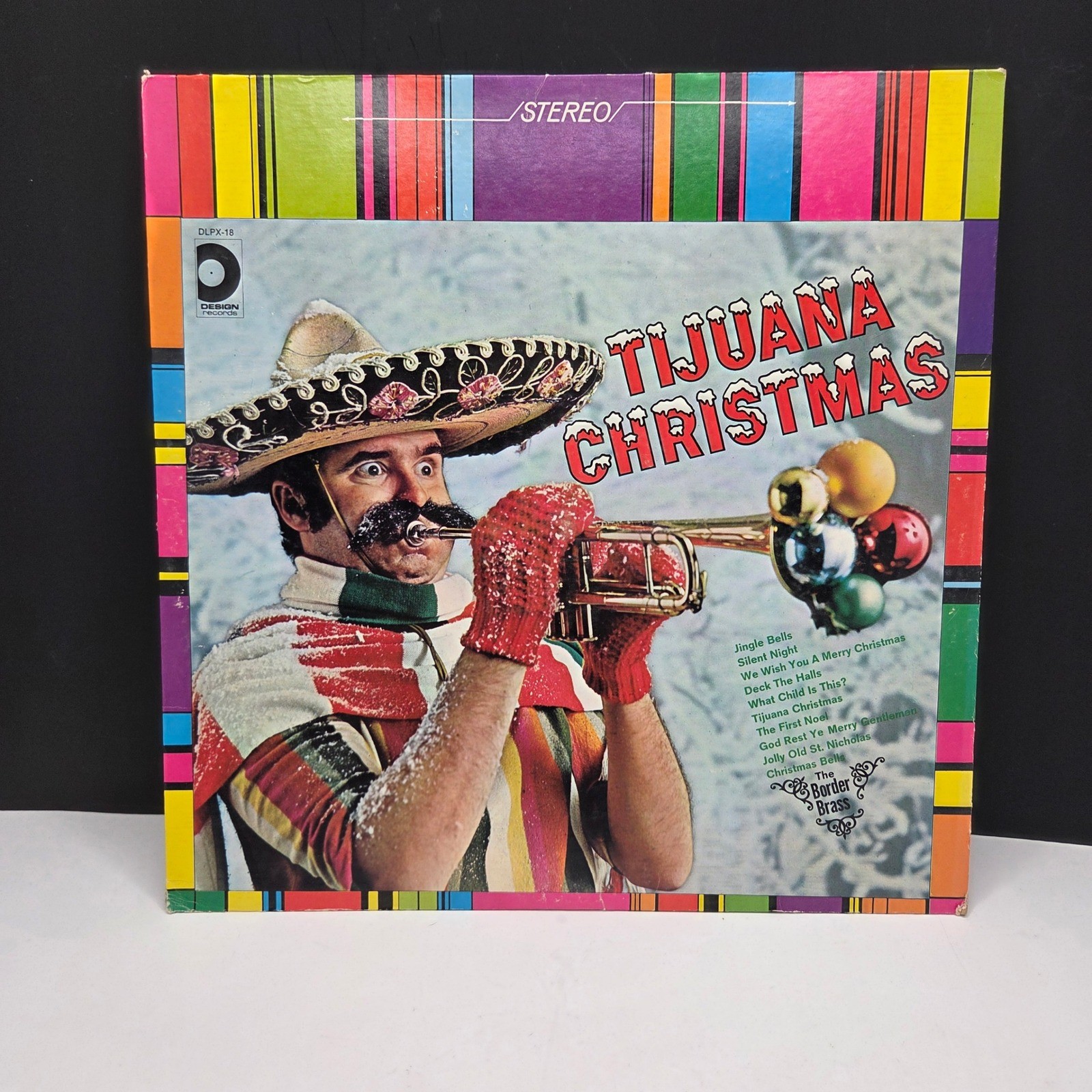 The Border Brass Tijuana Christmas Vinyl LP 12" Design Records SDLP-X-18 Stereo
