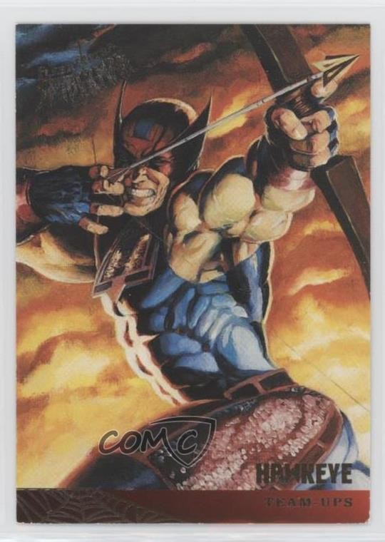 1995 Fleer Ultra Marvel Spider-Man Team-Ups Occhio di Falco #119 0l4h