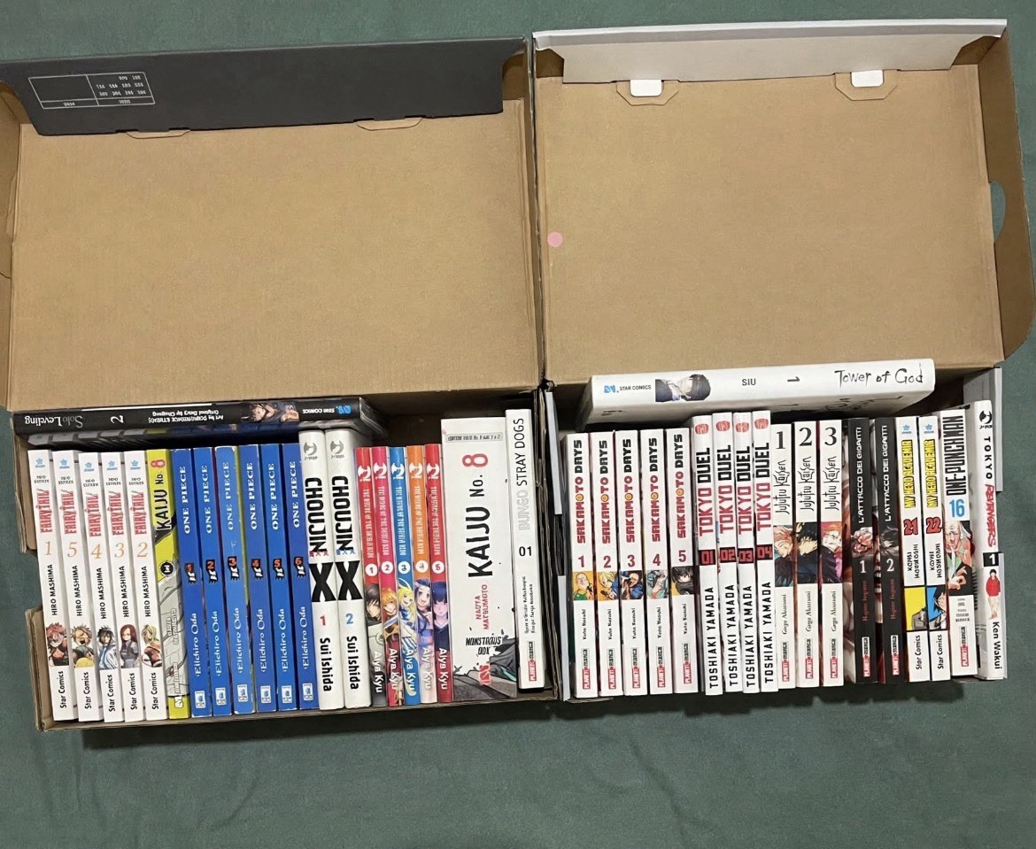 Star Comics Lotto manga misto New Edition: Fairy Tail, One Piece, Kaiju No. 8