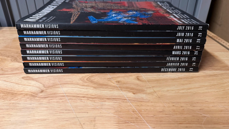 Lot Warhammer Visions 23 à 30