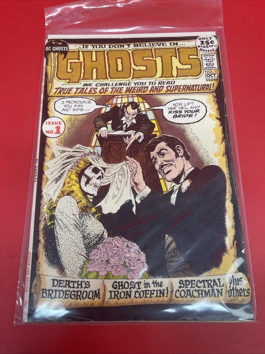 DC Comics Ghosts #1 fumetto 1971 colore età del bronzo numero unico