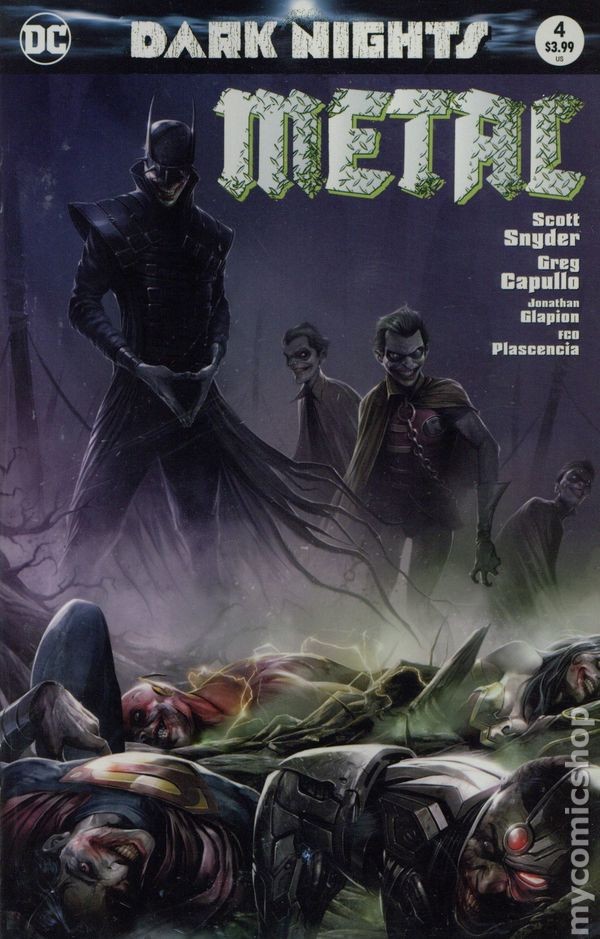 Dark Nights Metal #4COMICMINT.A FN 2018 immagine stock