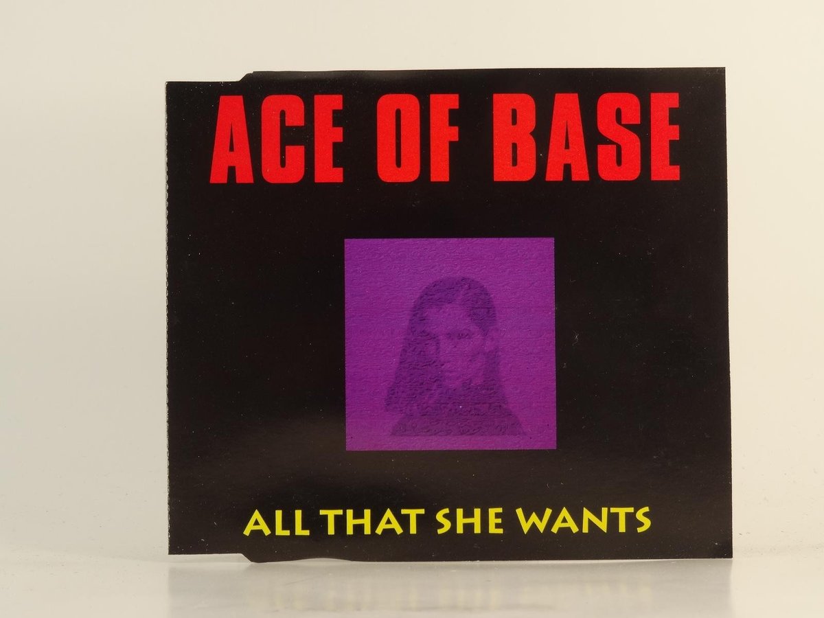 ACE OF BASE ALL THAT SHE WANTS (H1) 4 Track CD Single plus Picture Sleeve METRON