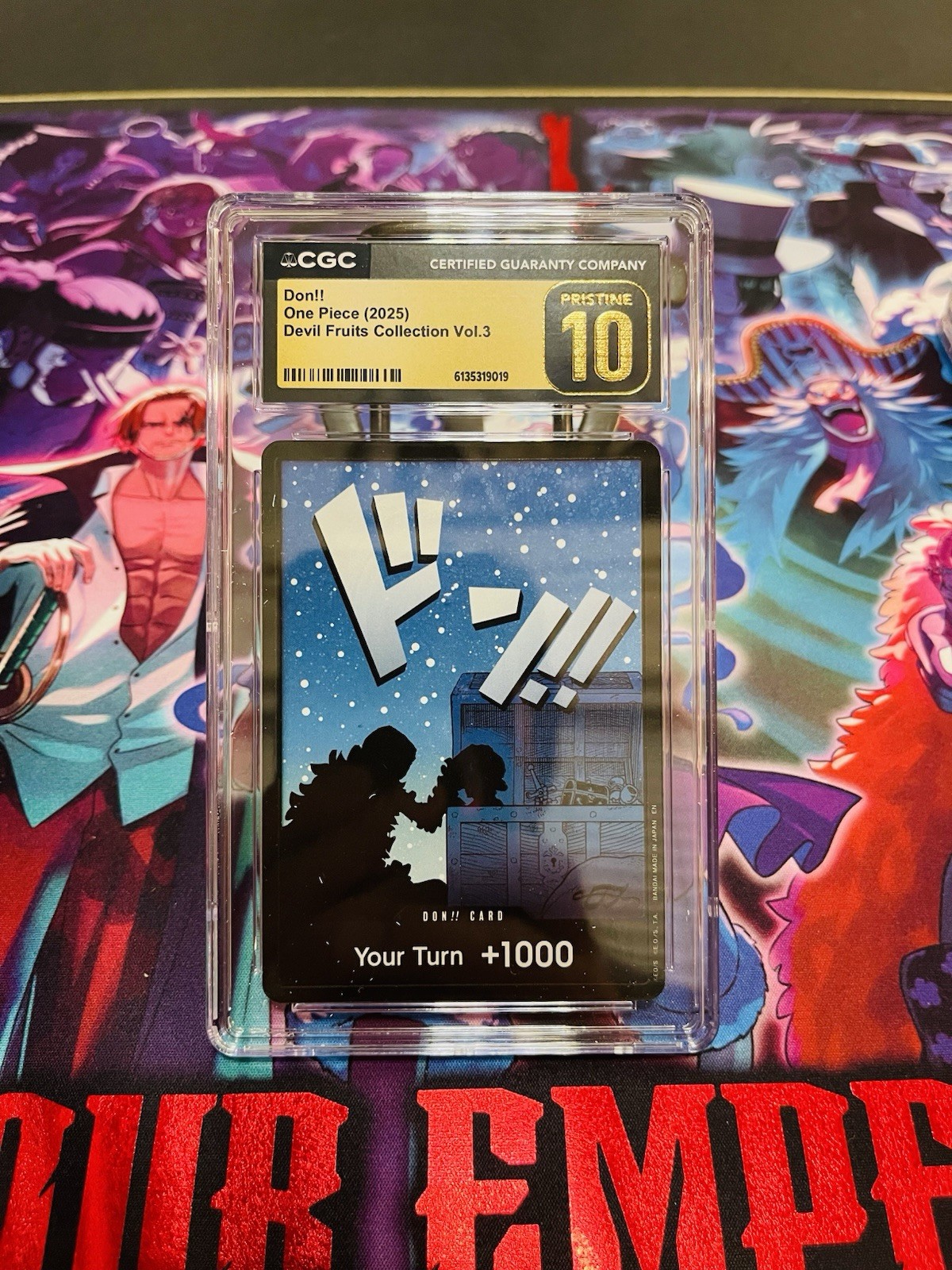 One Piece Promo DON!! Biglietto (DonquixoteRosinante) Frutti del Diavolo Vol. 3 CGC 10