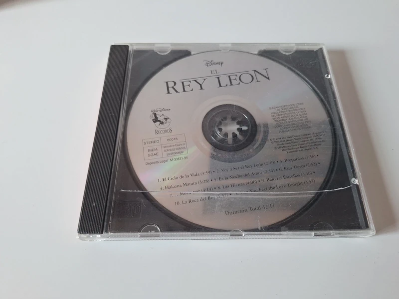 CD B.S.O. El Rey León - Banda Sonora Original Disney