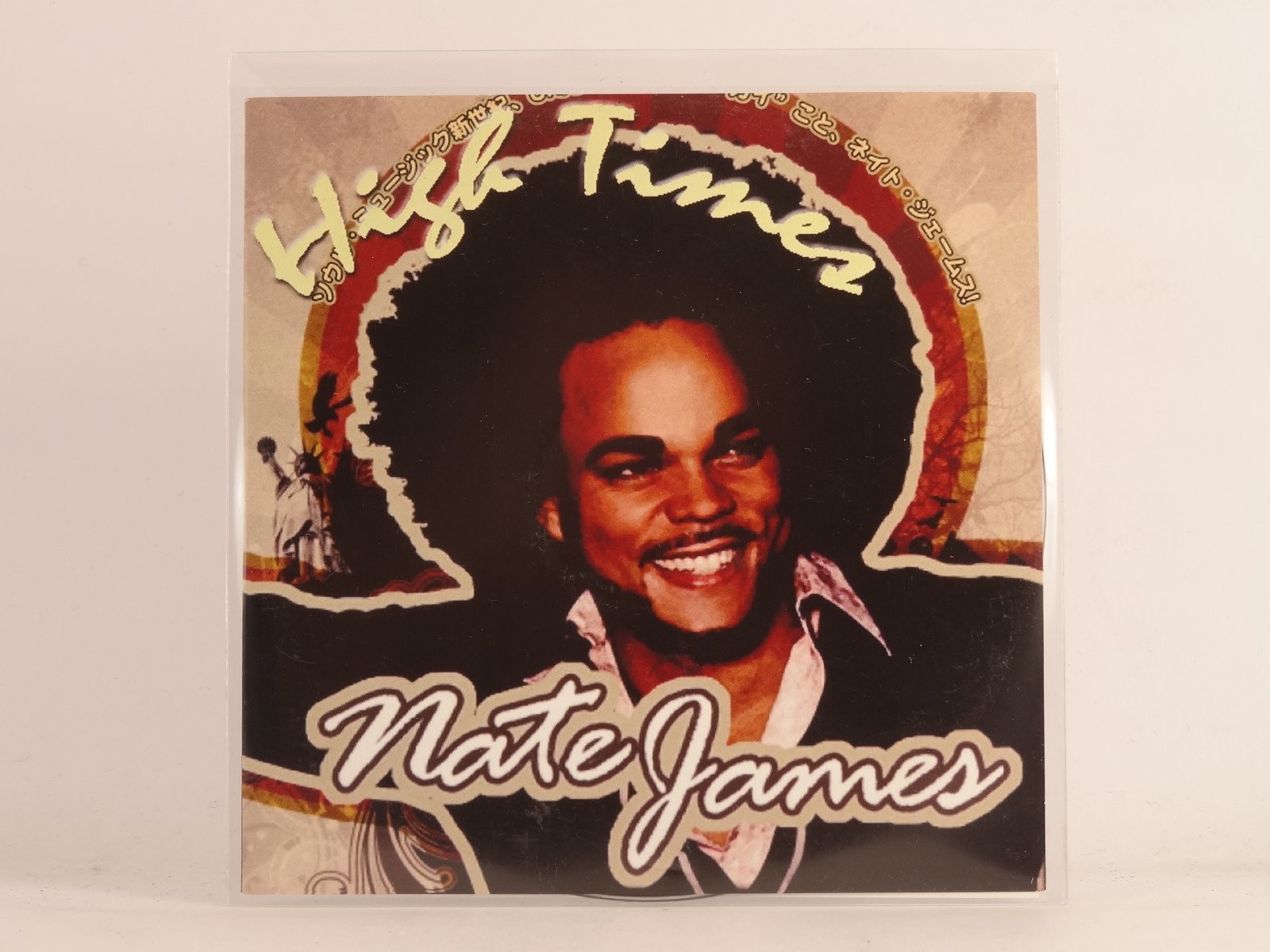 NATE JAMES HIGH TIMES (548) 10 Track Promo CD Album plus Picture Sleeve 