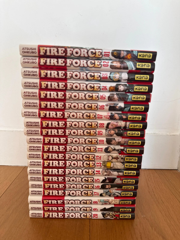Lot 20 manga Fire Force d’Atsushi Ohkubo