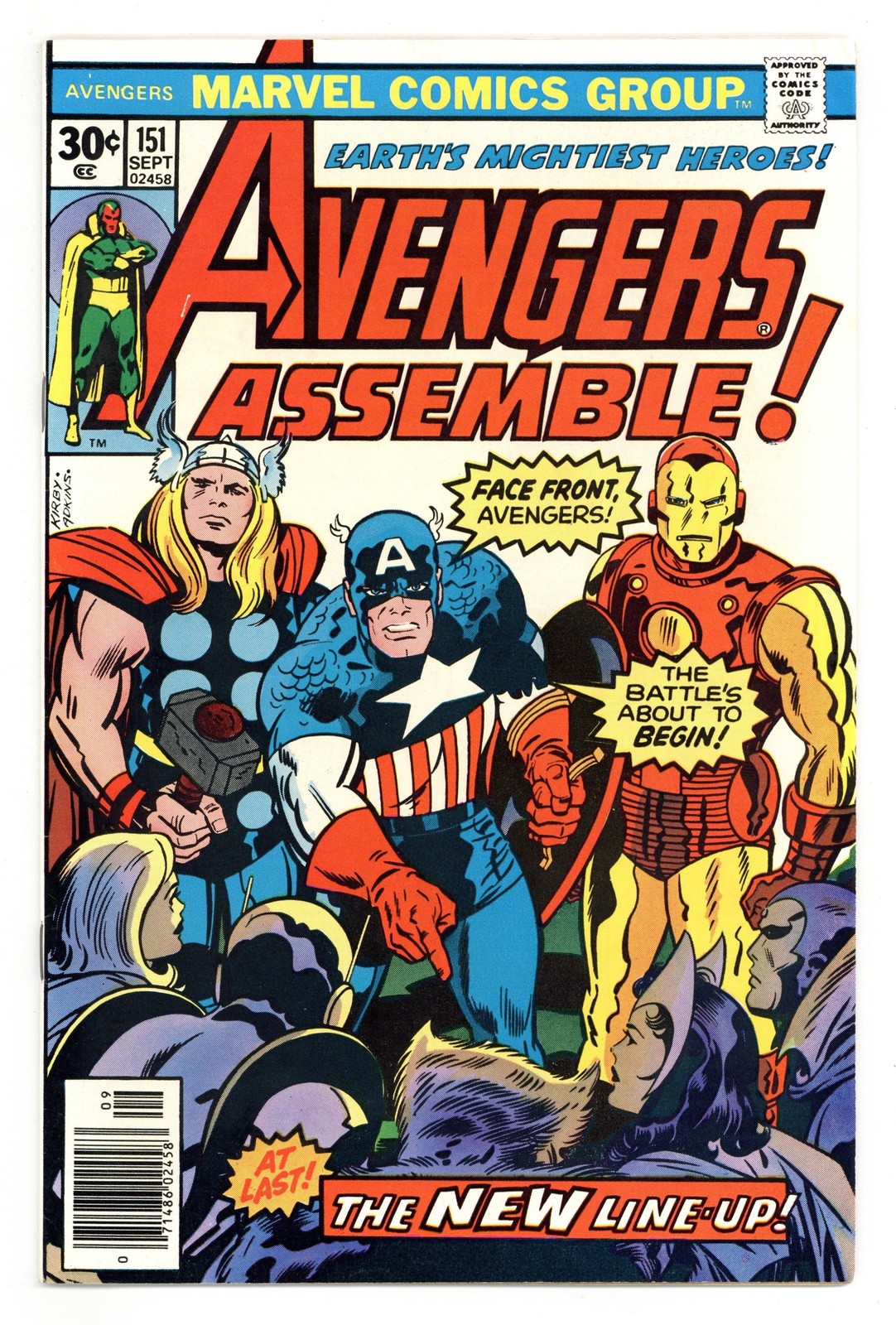 Avengers #151 FN/VF 7.0 1976