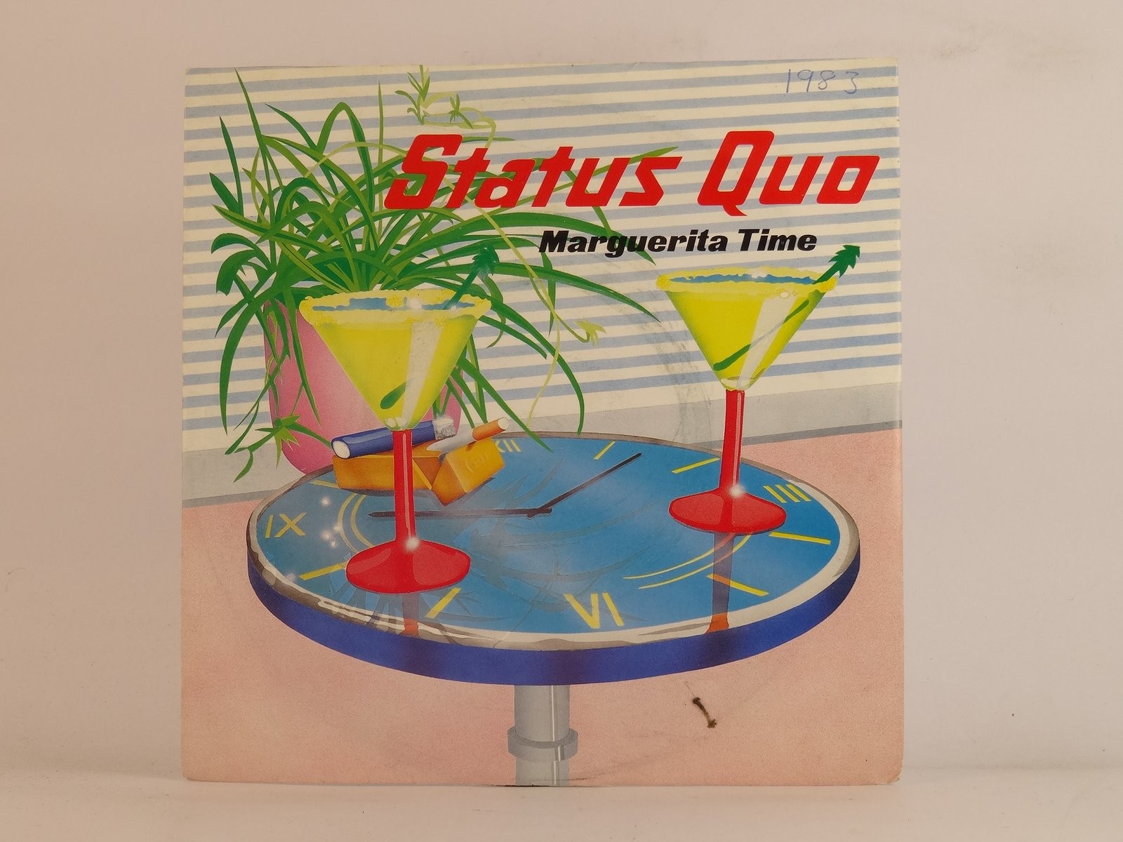 STATUS QUO MERGUERITA TIME (112) 2 Track 7" Single plus Picture Sleeve VERTIGO