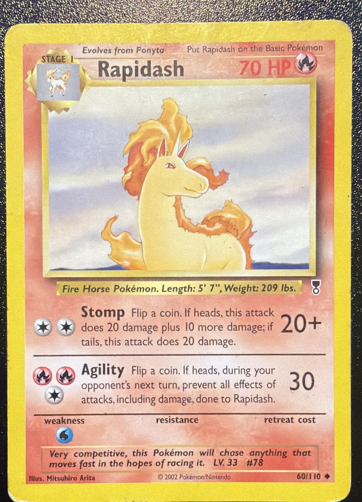 Rapidash 60/110 Legendary Collection Regular