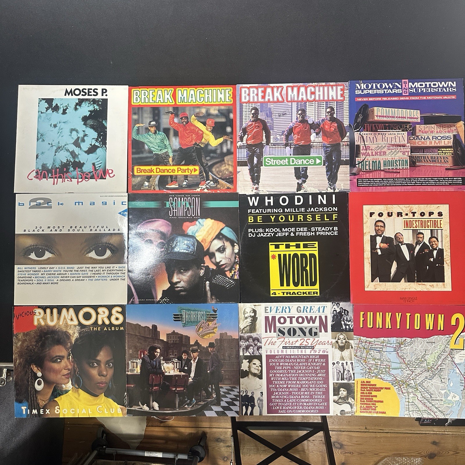 Schallplatten Konvolut 18x Vinyl Sammlung LP Maxi Soul Funk Hip Hop Rap Motown
