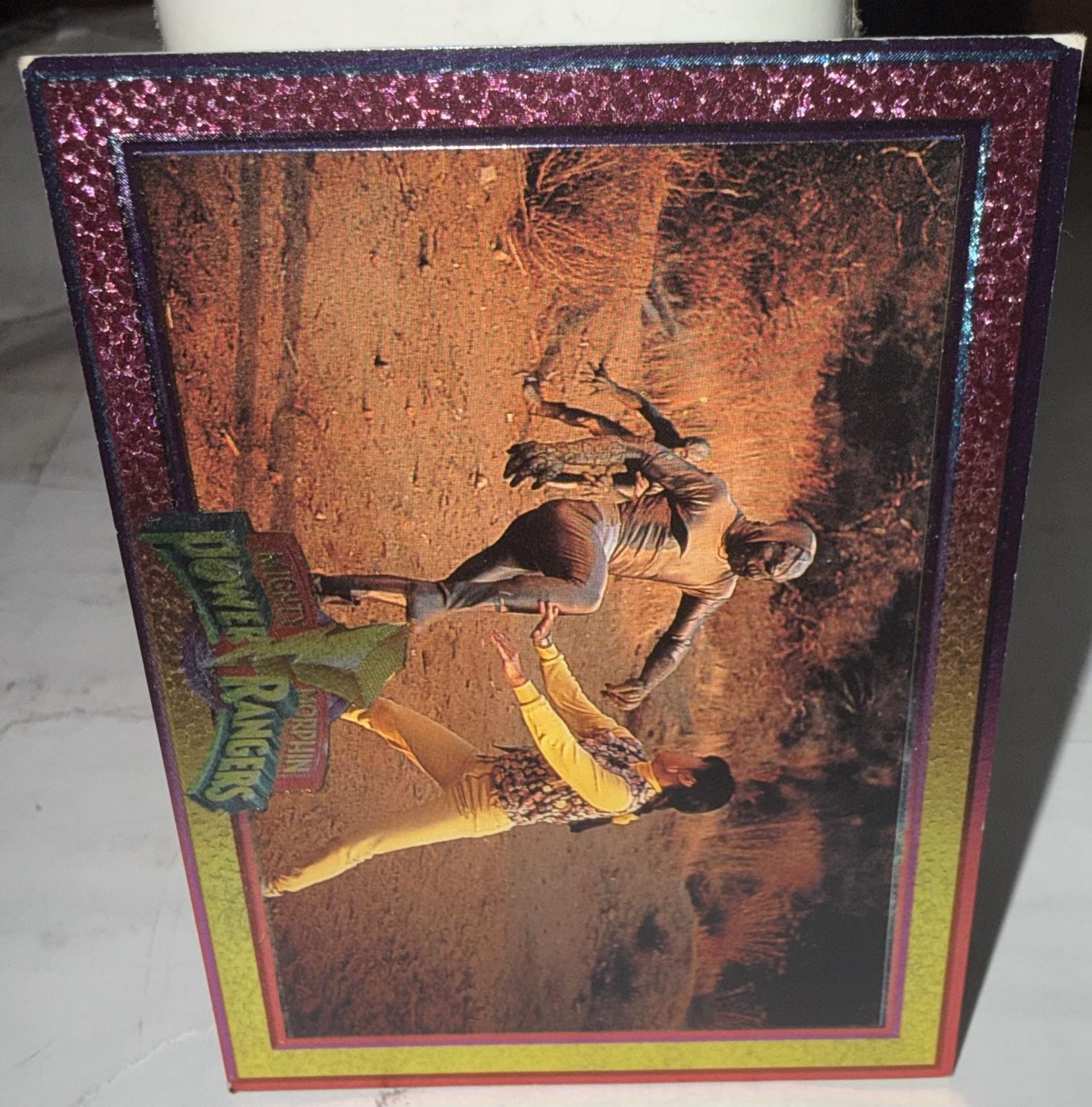 Power Rangers Power Block 54 Trini Foil Collect-A-Card Vintage 1994 Non Sport