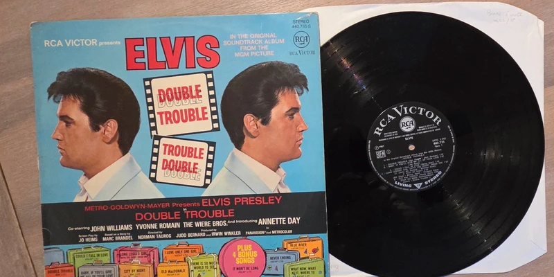 Elvis Presley LP- Double Trouble - France - 1967