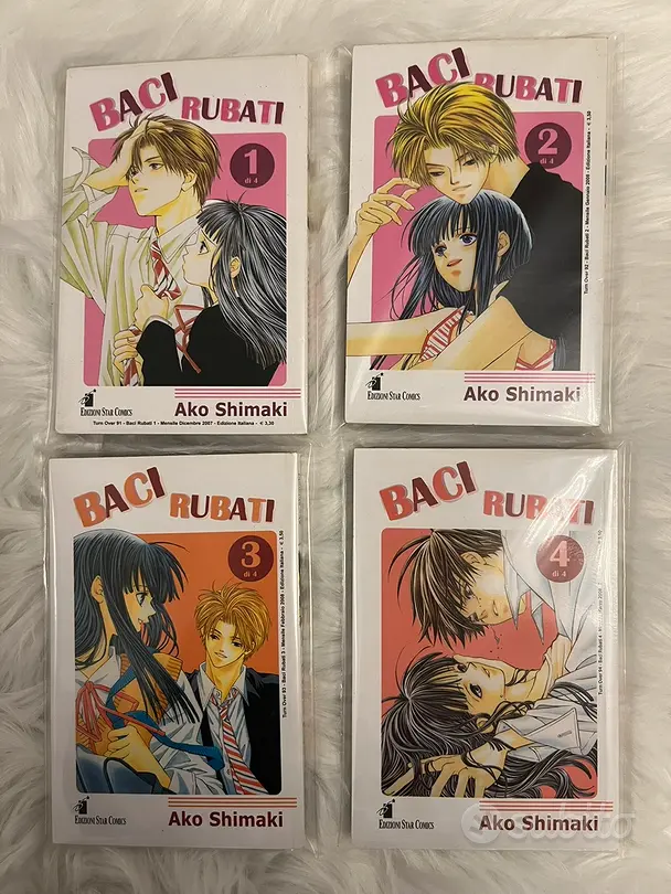 “ Baci rubati “ serie completa ( 1-4 ) manga