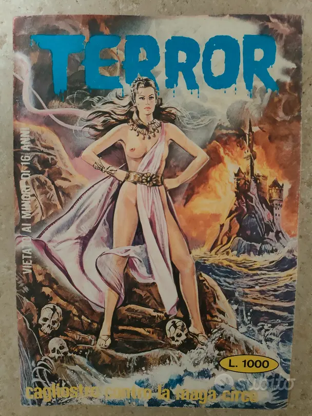Lotto 10 Fumetti TERROR / TERROR BLU .